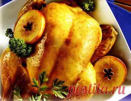 Курица с яблоками рецепт приготовления