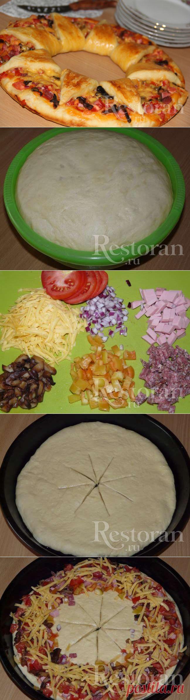 Пицца «Королевская» на дрожжевом тесте