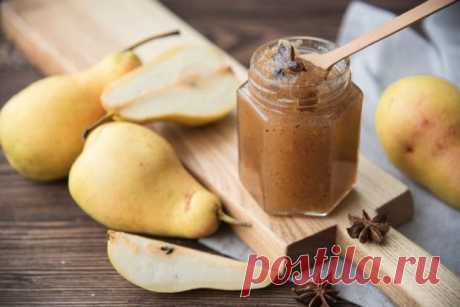 Варенье из груш с лимоном и корицей