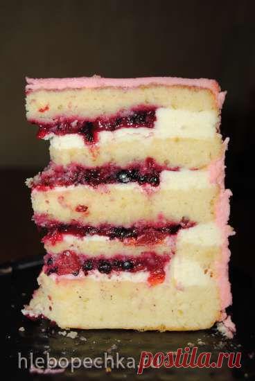 Лимонно-ягодный торт "Улыбка" - ХЛЕБОПЕЧКА.РУ - рецепты, отзывы, инструкции