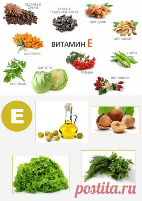 Продукты, содержащие витамины А и Е — Бабушкины секреты