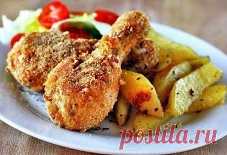 Хрустящие куриные ножки