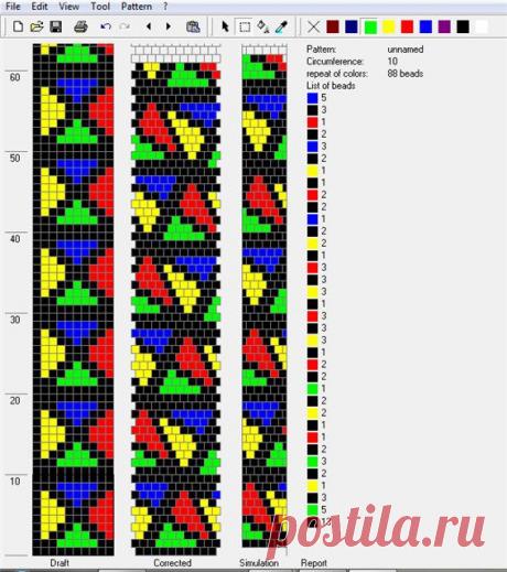 Галерея вязанных жгутиков-шнуриков и узоры к ним | biser.info - всё о бисере и бисерном творчестве