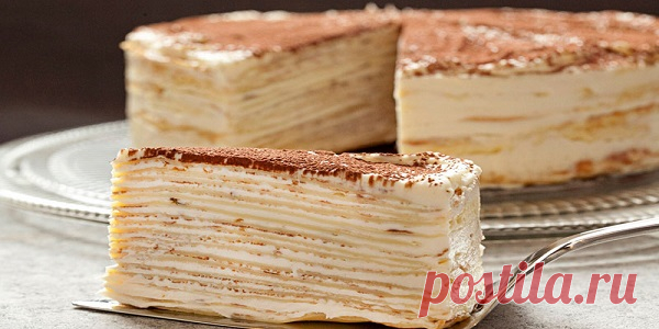 Торт «Kрепвиль», самый вкусный в мире! Благодаря маленьким секретам французской кухни, тортик получается таким вкусным и душистым…