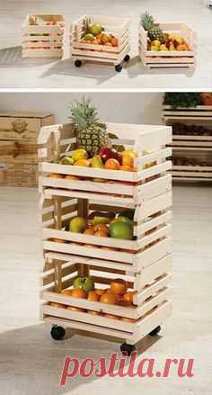 Pallet Vegetable Storage Rack