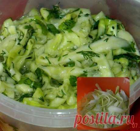 Запись на стене Волшебный кабачок (быстрый маринад для кабачков)Ингредиенты:500 гр.молодых кабачков1 чайн.ложка соли без верха1 стол.ложка мёда(или сахара)1 стол.ложка белого винного (яблочного) уксуса100 гр.растительного масла(не оливкового)3-4 зубчика чеснокаСоль,перецЗе..