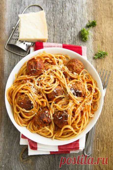 Рецепт идеальной пасты с мясными шариками!