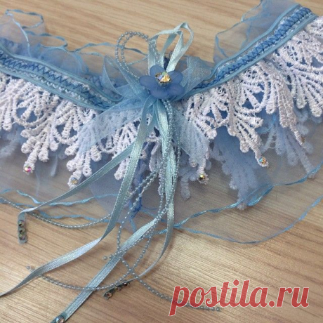 Кружевная подвязка, ручная работа (дизайнер Т.Ломакина)🌸🌸🌸🌸🌸цена 500 р.