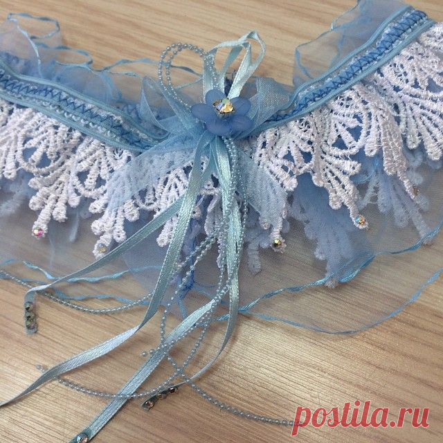 Кружевная подвязка, ручная работа (дизайнер Т.Ломакина)🌸🌸🌸🌸🌸цена 500 р.