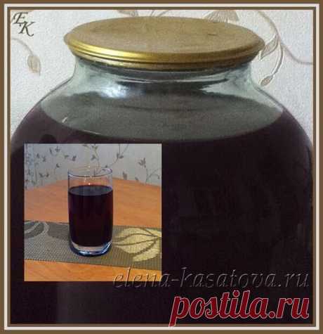 Морс из чёрной смородины - рецепт на зиму