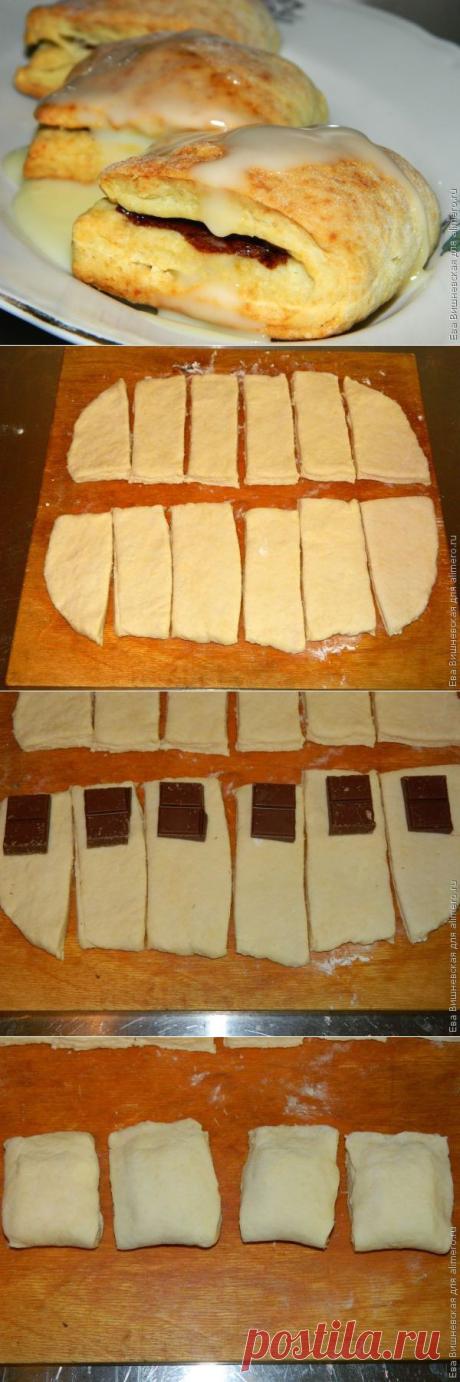 Булочки с шоколадом