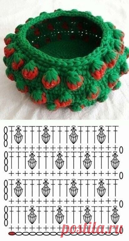 Корзинки вязаные