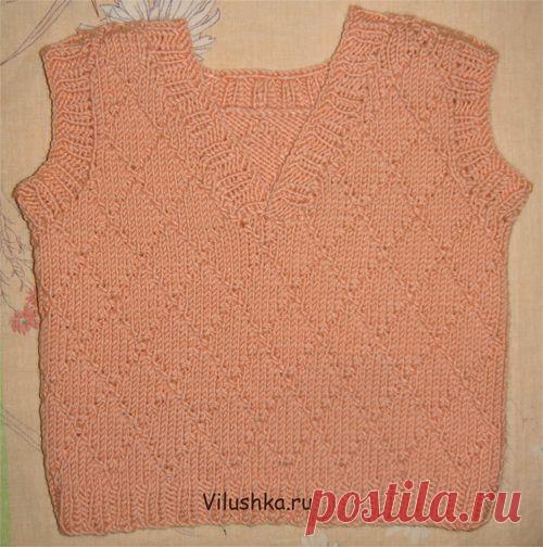 как связать жилет для грудничка 3 месяца » Петля - вязание на все случаи жизни!