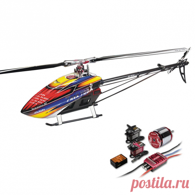 Align t-rex 700x 6ch 3d flying rc helicopter super combo with brushless 490kv motor servo esc flybarless system Sale - Banggood.com