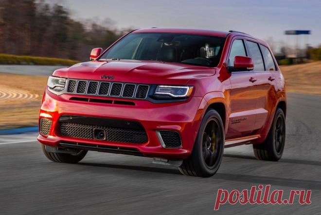 На днях Jeep представил самый мощный внедорожник Grand Cherokee Trackhawk | Чёрт побери