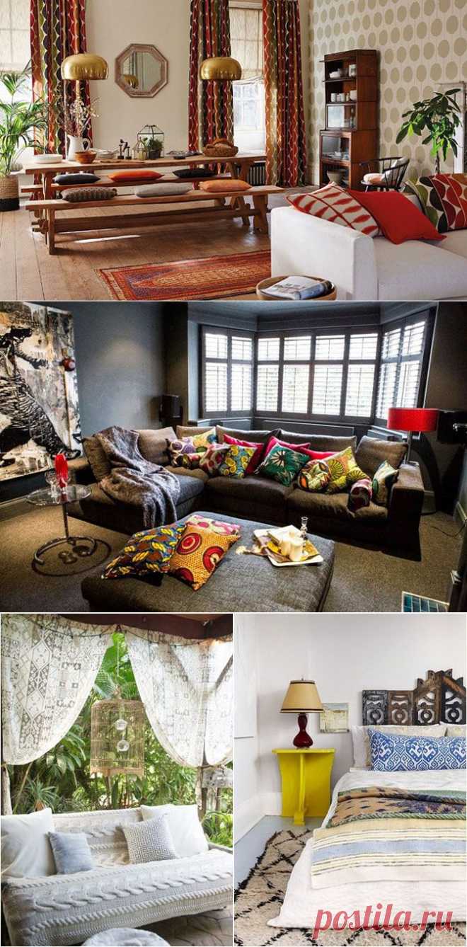 Этнические узоры в интерьере — Роскошь и уют