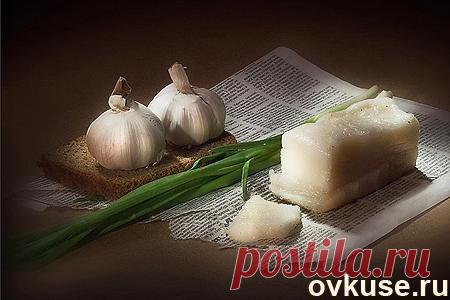 Быстрый рецепт. Суточное сало - Простые рецепты Овкусе.ру