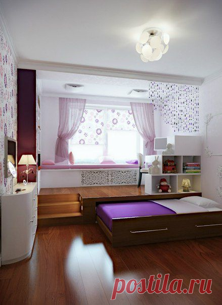 Идея для экономии места в маленькой квартире » Дизайн интерьеров