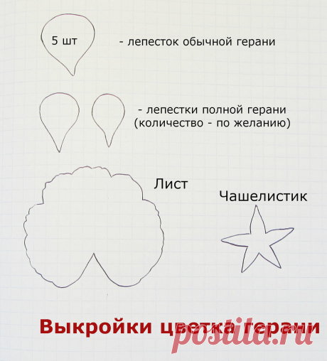 Выкройки цветка герани.jpg — Яндекс.Диск