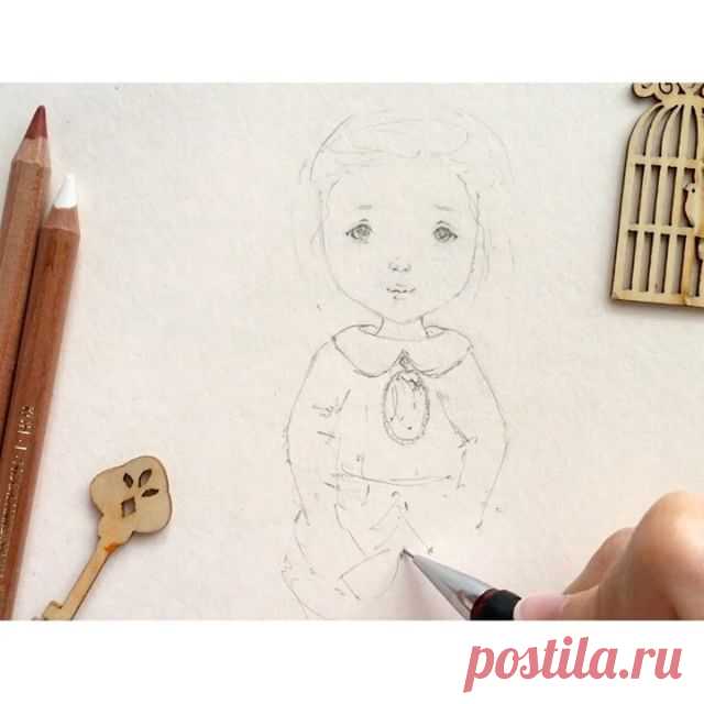 Хороший вечер в компании любимого карандаша...✨Зарисовочка девочки, обожаю такие эскизы, картинки, где каждый штрих живой и невесомый... Пожалуй ощущать наивысшее счастье от рисования, когда все трудности и хлопоты отходят далеко далеко... это здорово! Завтра начало новой недели, интересной и насыщенной, пусть она пройдёт легко и радостно🙏🏻💙 #topcreator#art#sketch#рисуноккаоандашом#набросок#эскиз