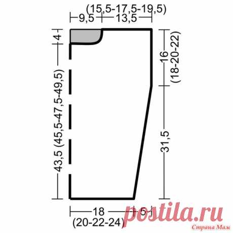Топ с жаккардовым узором - Вязание - Страна Мам