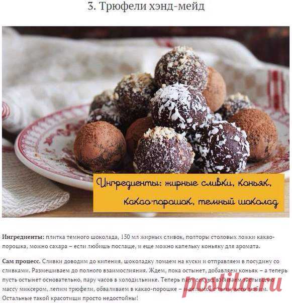 Лучшие рецепты домашних конфет
