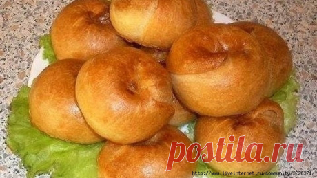 Пирожки слоистые с картошкой