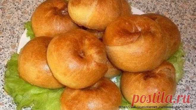 Пирожки слоистые с картошкой