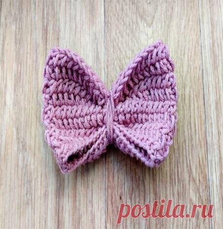 Бантик для игрушки крючком. Амигуруми схемы и описания. Автор: Елизавета Кузьменкова | IRINELY.ART