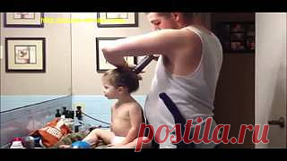 GIFприкол: Когда мама  в командировке