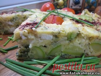 Греческий пирог из кабачков 