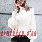 Свитер с широкими рукавами - стильно, комфортно, красиво