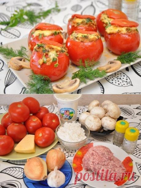 Фаршированные помидоры - Простые рецепты Овкусе.ру