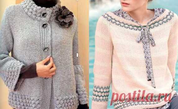 Эффектный жакет спицами. Скромно, но изыскано Жакет — это разновидность женского пиджака длиной до талии. Популярная деталь современного женского гардероба....