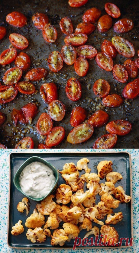 12 вкусных блюд, которые можно сделать из овощей Запеченная брокколи с сыром Режем брокколи, выкладываем ее на противень, смазанный оливковым маслом. Солим и перчим. Запекаем 10–13 минут при 200 гр