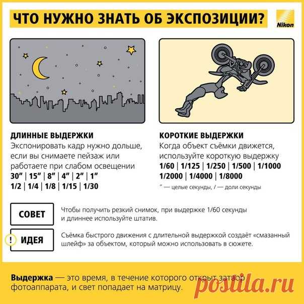 💡Крутая инфографика, в которой объясняются элементарные вещи о процессе фотосъемки
