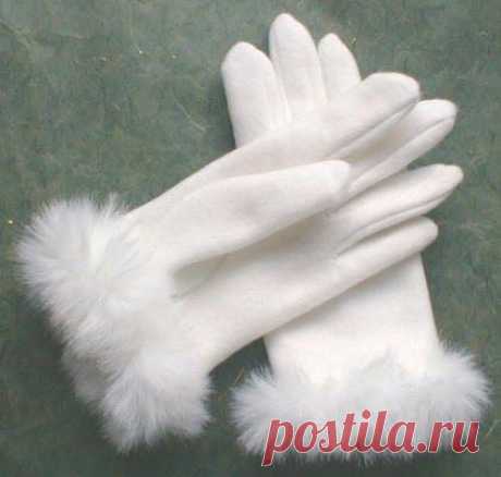 Хлопковые перчатки своими руками
