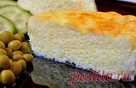 очень пышный омлет