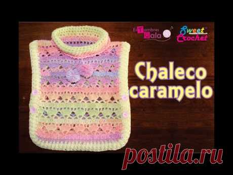 ДЕТСКИЙ ЖИЛЕТ "КАРАМЕЛЬ". ВидеоМК SWEET CROCHET . #крючок #вяжем #Описания #детская_одежда@norka_homyachka 
Эта модель разработана специально для детей. 
Жилет очень красиво смотрится, легко вяжется, удобен в носке . 
Если сделать более свободное облегание, то модель можно носить как пончо.