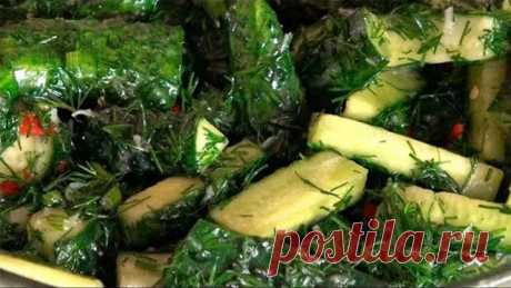 СУПЕР ВКУСНАЯ ЗАКУСКА ИЗ ОГУРЦОВ!ПРОСТО,БЫСТРО И ОЧЕНЬ ВКУСНО!