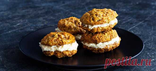 Морковное печенье с кокосовым кремом - Образованная Сова