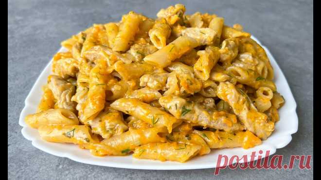 Быстрые Макароны на Сковороде Идеальное Блюдо на Обед! / Макароны с Мясом / Паста / Pasta with Meat Ингредиенты:- 450 г. мякоти свинины;- 250 г. макарон;- 1 головка репчатого лука;- 1 небольшая морковь;- 2 зубчика чеснока;- 125 г. сметаны;- 25 г. сливочного масла;- 1 ст. л. кетчупа;- свежий укроп;- 1 ч. л. приправы «Итальянские травы;- 1 ч. л. сахара;- соль, перец черный молотый по...