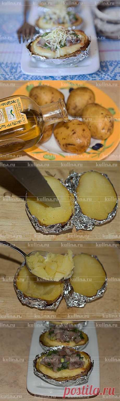 Картофель запеченный с сыром в фольге – рецепт приготовления с фото от Kulina.Ru