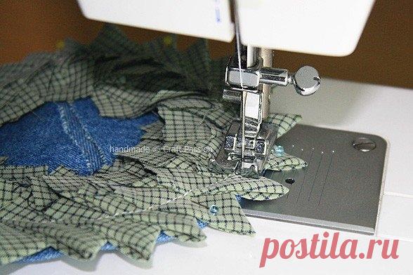 Коврик - Стиль бабушки. Мастер класс.