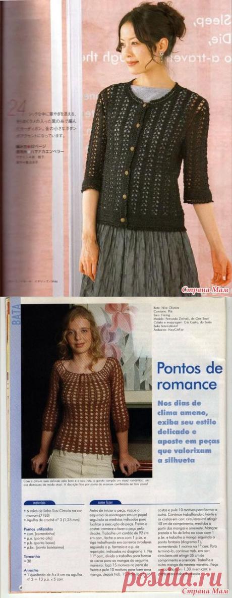 Вязание: летние модели крючком для женщин.