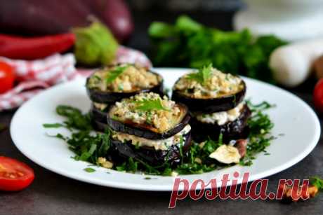 Баклажаны по-гречески с грецкими орехами