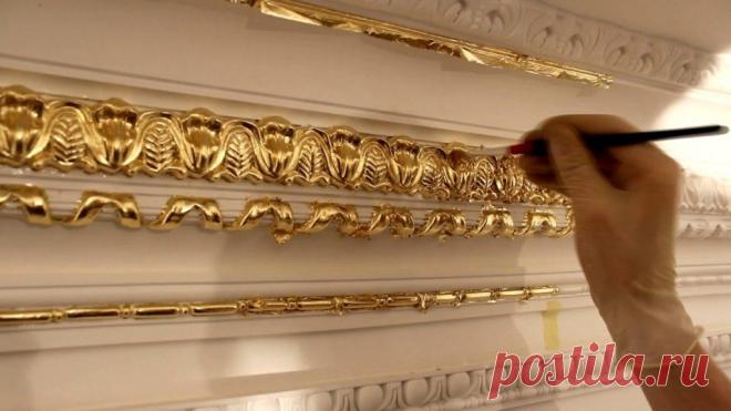 Поталь - что это такое, где ее использовать и как клеить