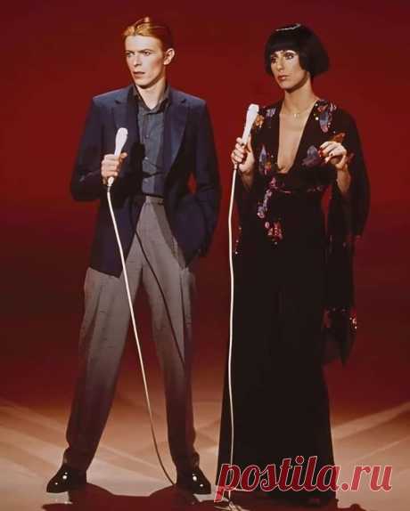 Дэвид Боуи и Шер, 1975 г.