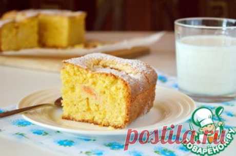 Тосканский кукурузный пирог с абрикосами - кулинарный рецепт
