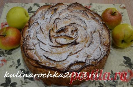 Яблочный пирог - МЕГА яблочный ⋆ Готовим вкусно, красиво и по-домашнему!